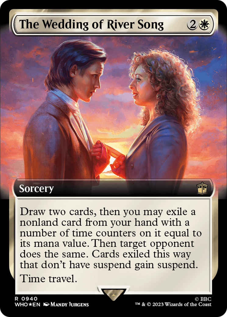 The Wedding of River Song (Extended Art) (940) Surge Foil - Doctor Who