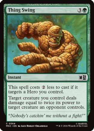 Thing Swing (564) - Commander: Marvel Super Heroes