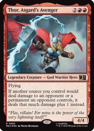 Thor, Asgard's Avenger (883) - Commander: Marvel Super Heroes