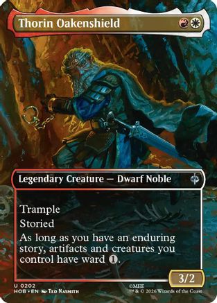 Thorin Oakenshield (Borderless) (202) Foil - The Hobbit