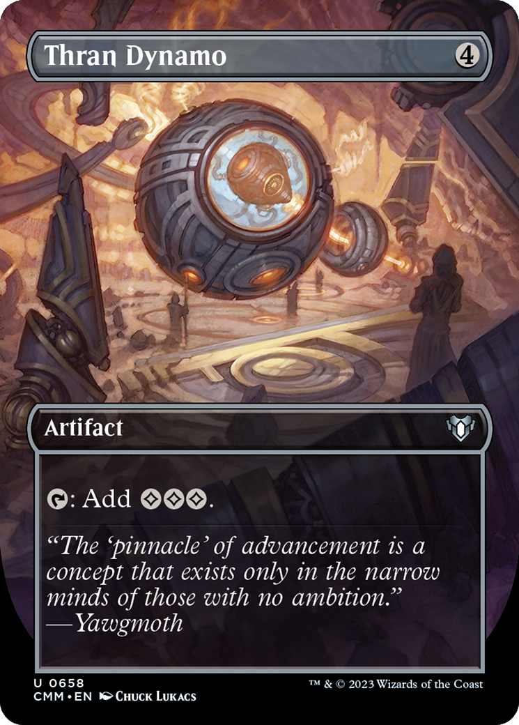 Thran Dynamo (Borderless) (658) Foil - Commander Masters