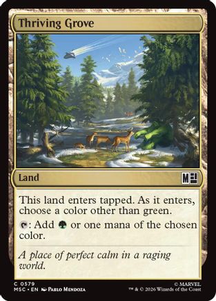 Thriving Grove (579) Foil - Commander: Marvel Super Heroes