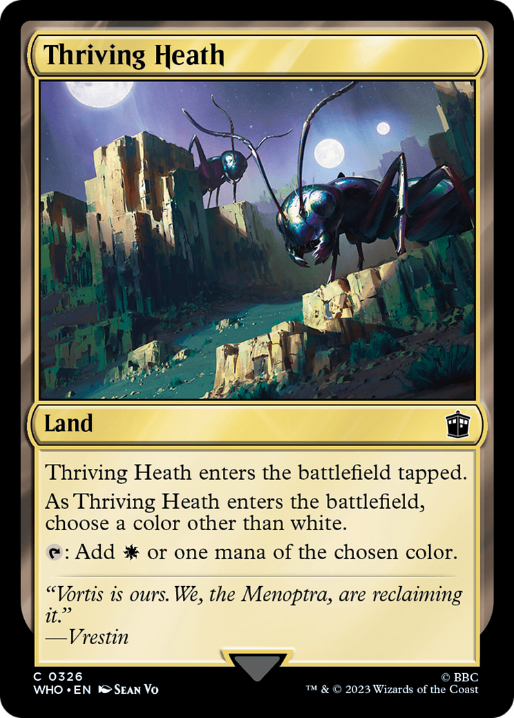 Thriving Heath (326) Foil - Doctor Who