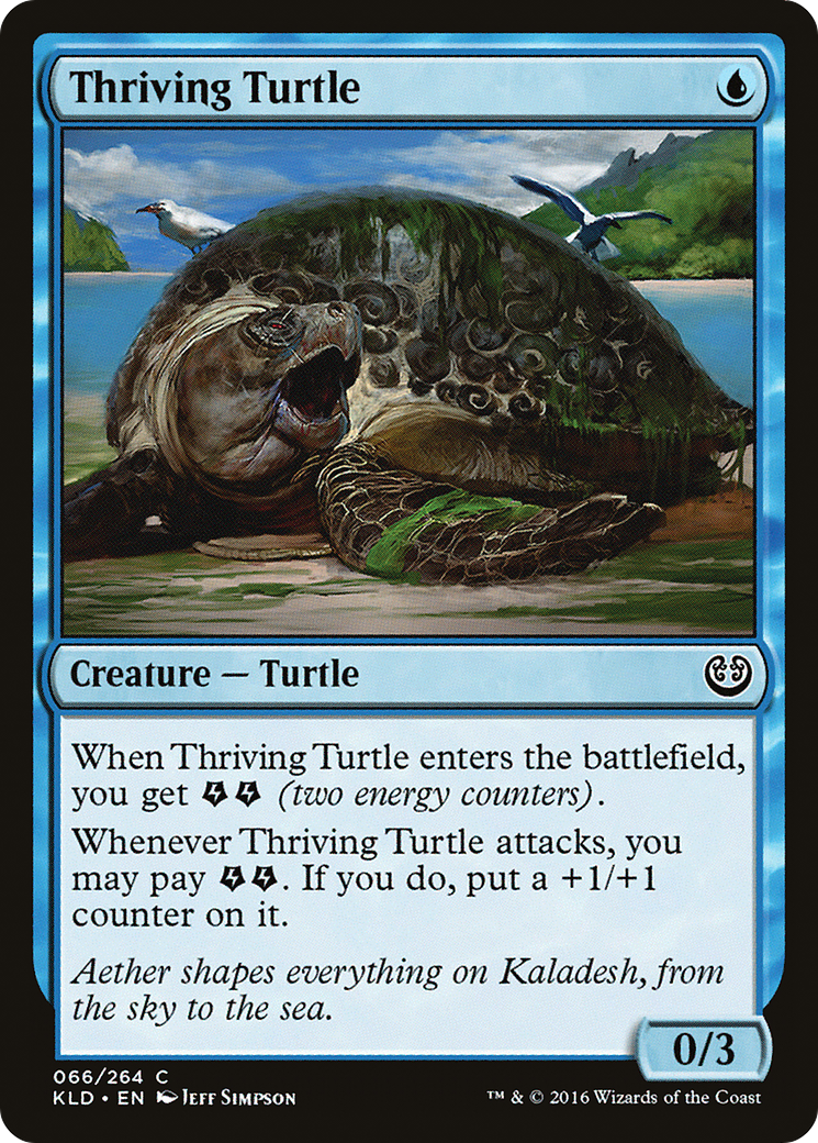 Thriving Turtle (066) Foil - Kaladesh