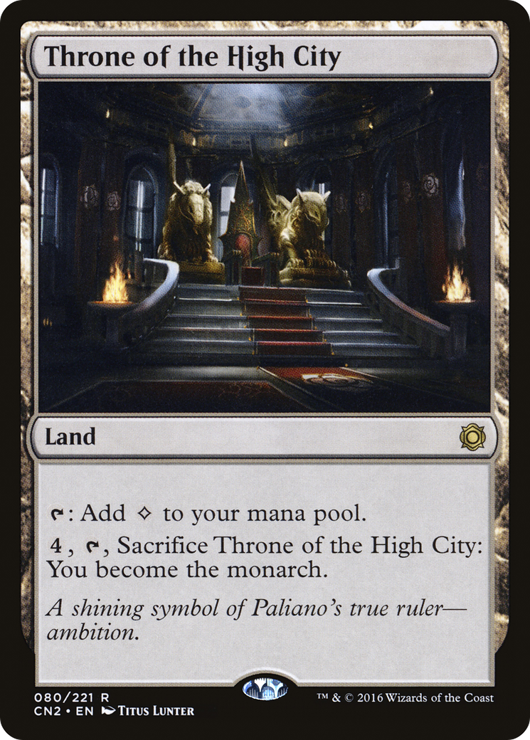 Throne of the High City (080) Foil - Conspiracy: Take the Crown