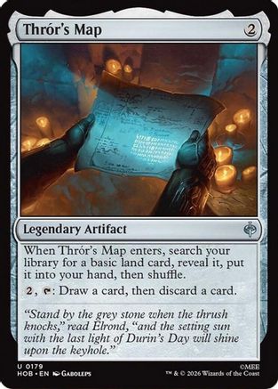 Thror's Map (179) Foil - The Hobbit