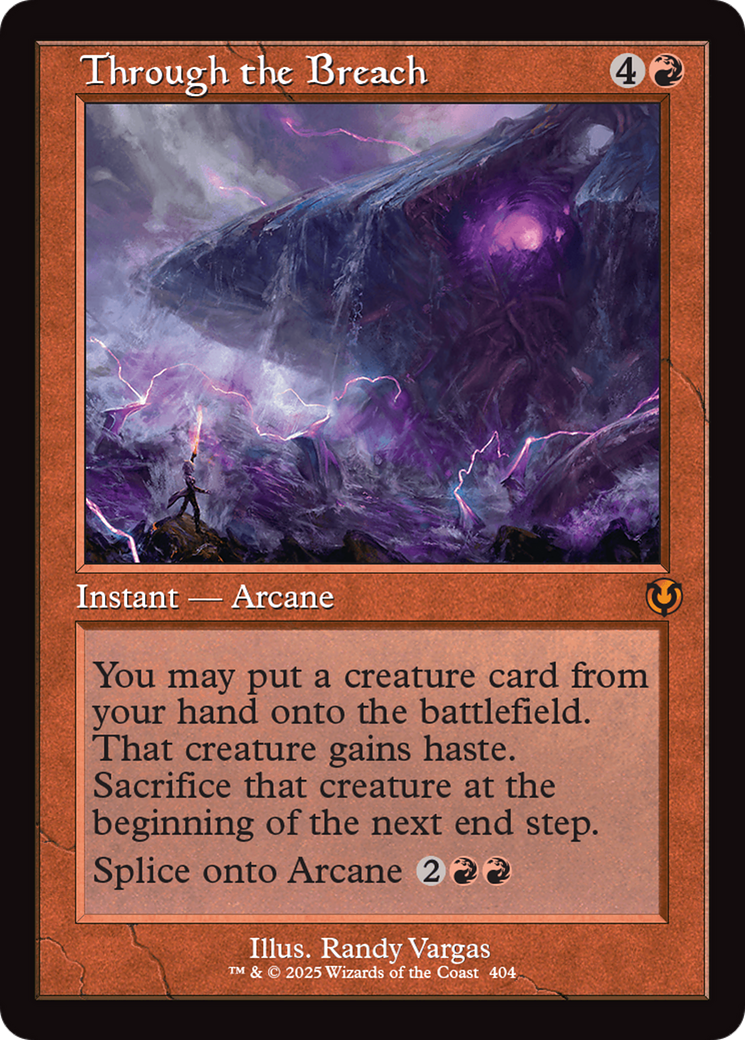 Through the Breach (Retro) (404) Foil - Innistrad Remastered