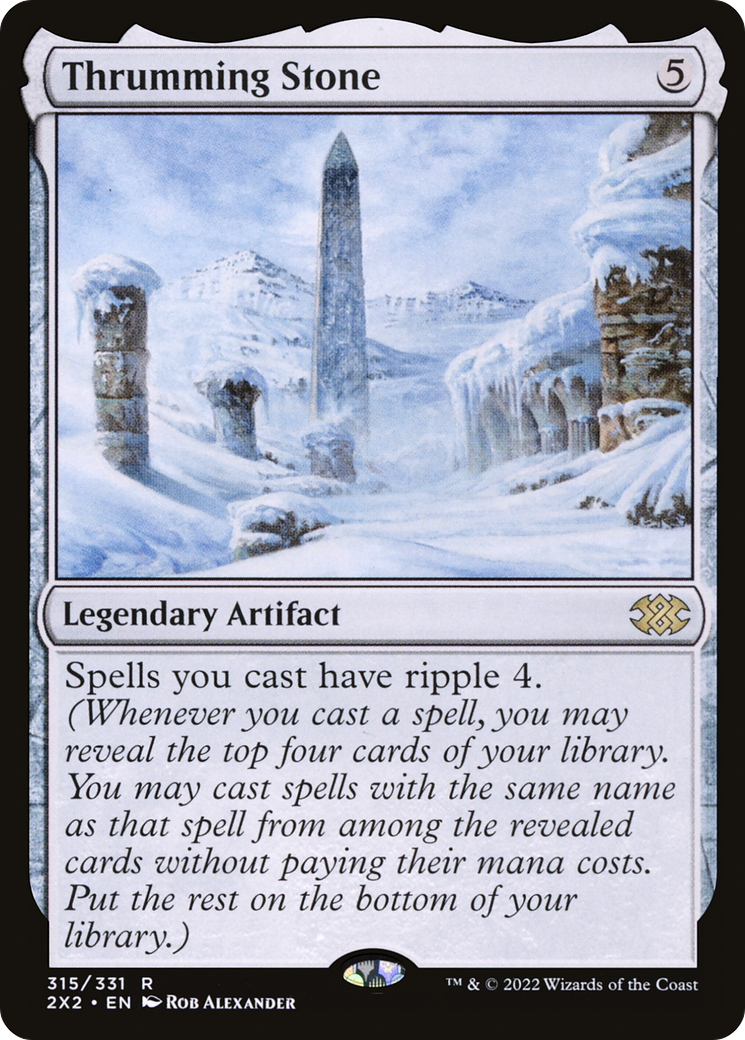 Thrumming Stone (315) - Double Masters 2022