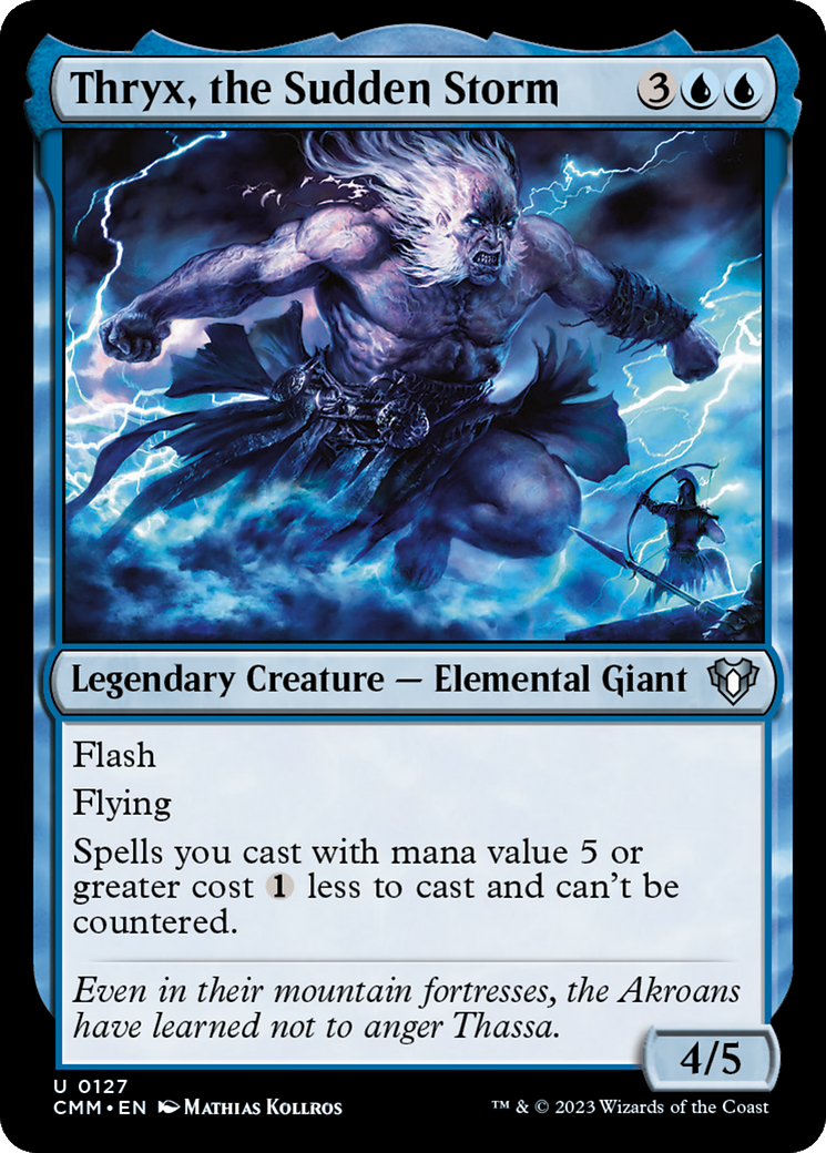 Thryx, the Sudden Storm (127) - Commander Masters