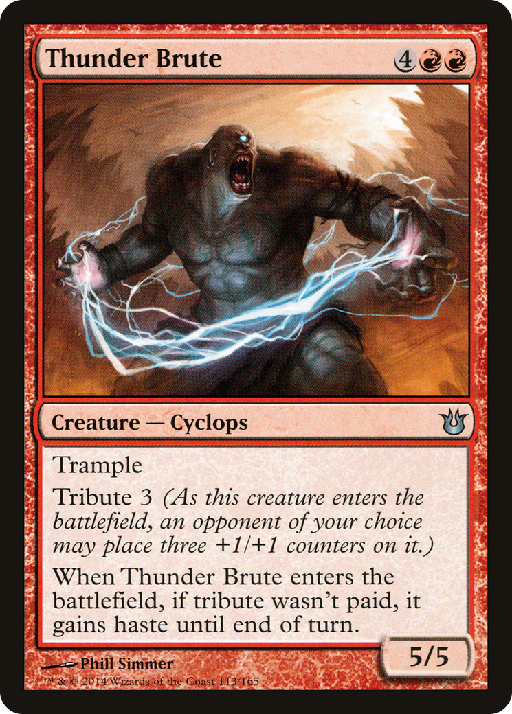 Thunder Brute (113) Foil - Born of the Gods