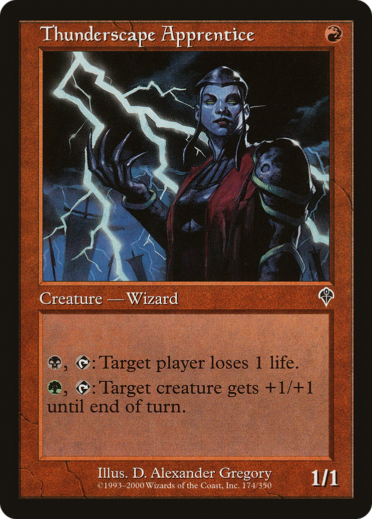Thunderscape Apprentice (174) Foil - Invasion