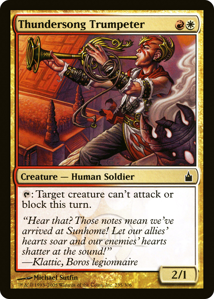 Thundersong Trumpeter (235) Foil - Ravnica: City of Guilds