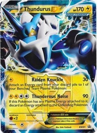 Thundurus EX (Team Plasma) (BW81) Holofoil - Black Star Promos