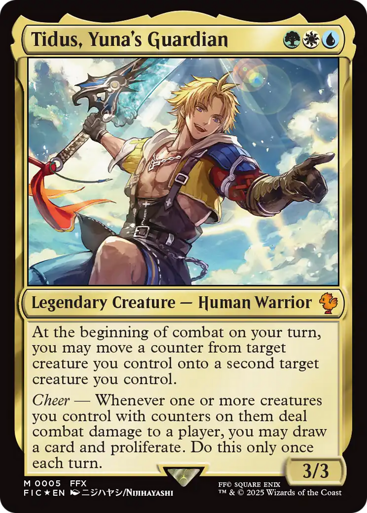 Tidus, Yuna's Guardian (005) Foil - Commander: FINAL FANTASY