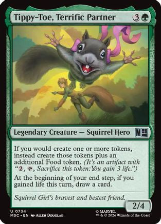 Tippy-Toe, Terrific Partner (734) - Commander: Marvel Super Heroes