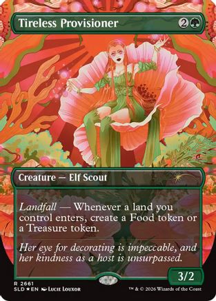 Tireless Provisioner (2661) Foil - Secret Lair Drop Series