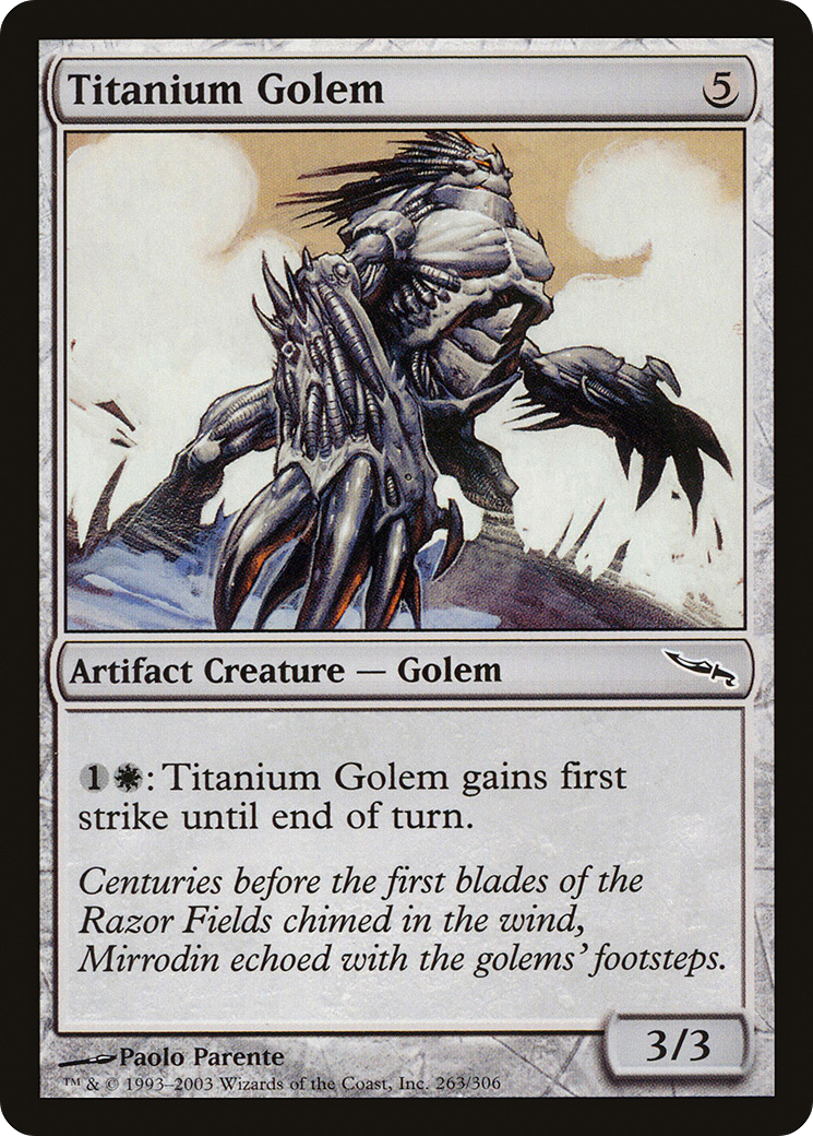 Titanium Golem (263) - Mirrodin