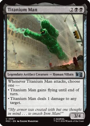 Titanium Man (667) - Commander: Marvel Super Heroes