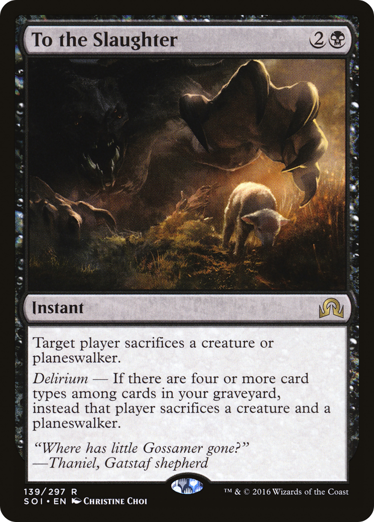 To the Slaughter (139) Foil - Shadows over Innistrad