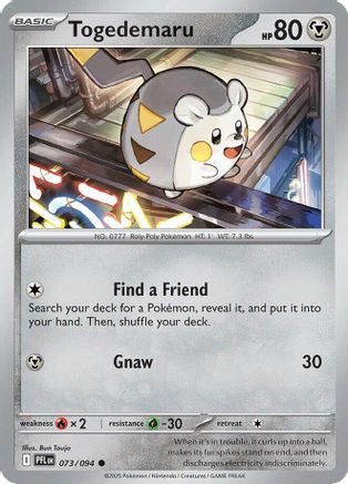 Togedemaru (73) Reverse Holofoil - Phantasmal Flames