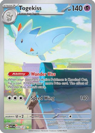 Togekiss (235) Holofoil - Ascended Heroes