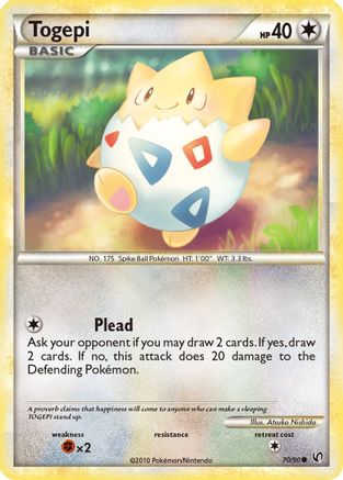 Togepi (70) Reverse Holofoil - Undaunted