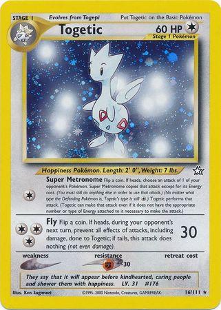 Togetic (16) (Unlimited) Holofoil - Neo Genesis