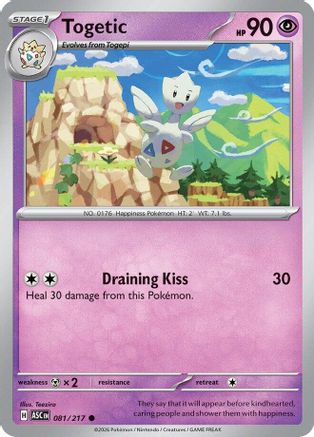 Togetic (81) Reverse Holofoil - Ascended Heroes