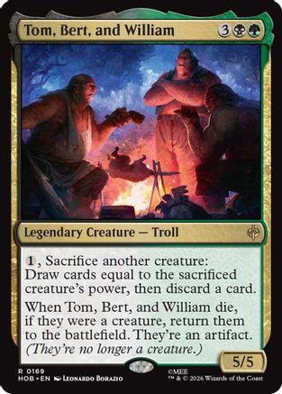 Tom, Bert, and William (169) Foil - The Hobbit