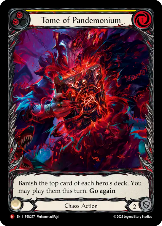 Tome Of Pandemonium (Extended Art) (PEN277) Rainbow Foil - Compendium of Rathe