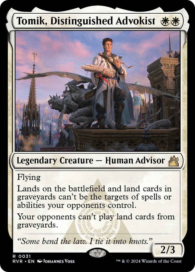 Tomik, Distinguished Advokist (031) Foil - Ravnica Remastered