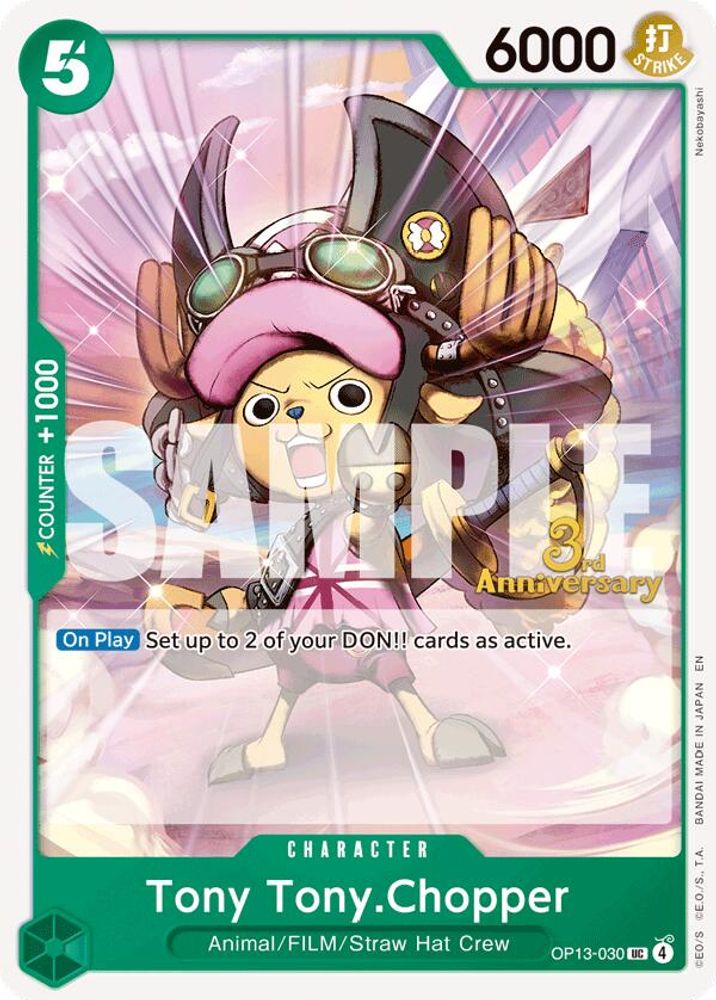 Tony Tony.Chopper (OP13-030) 3rd Anniversary Tournament Cards
