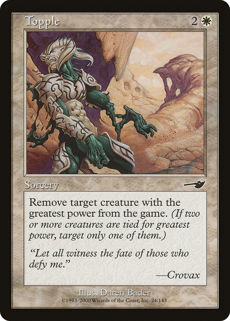 Topple (024) Foil - Nemesis
