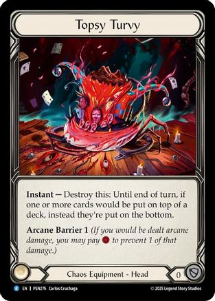 Topsy Turvy (PEN276) Cold Foil - Compendium of Rathe