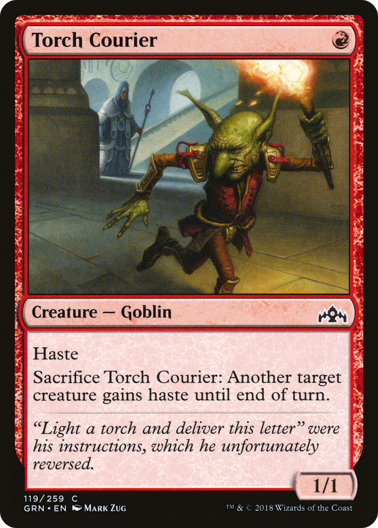 Torch Courier (119) - Guilds of Ravnica Foil