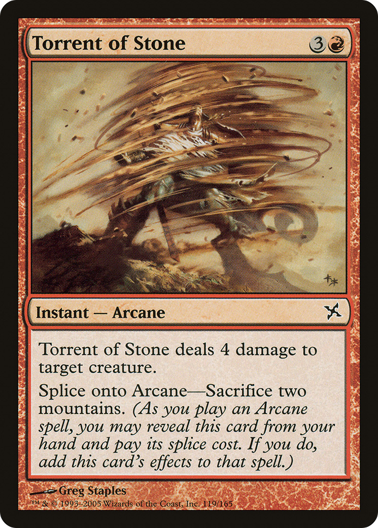 Torrent of Stone (119) Foil - Betrayers of Kamigawa