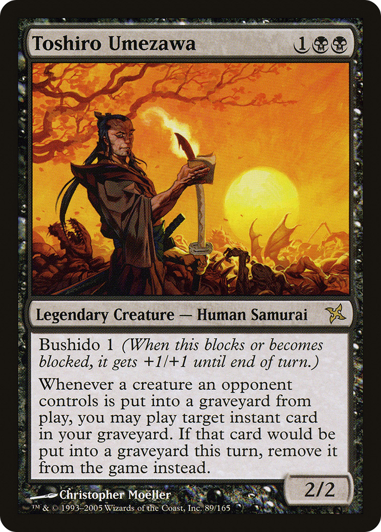 Toshiro Umezawa (089) Foil - Betrayers of Kamigawa