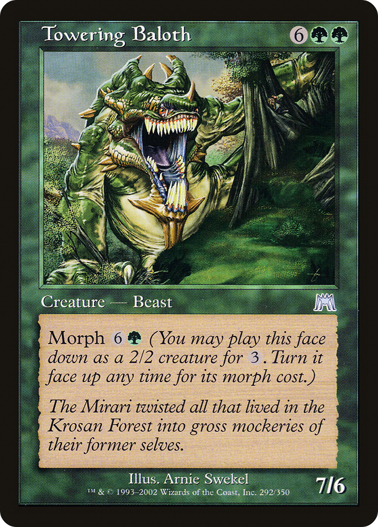 Towering Baloth (292) Foil - Onslaught