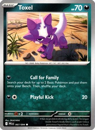 Toxel (67) Reverse Holofoil - Phantasmal Flames