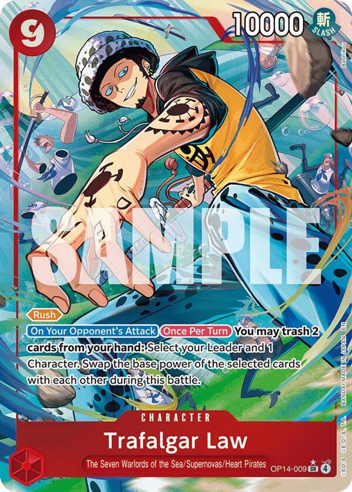 Trafalgar Law (Alternate Art) (OP14-009) Foil