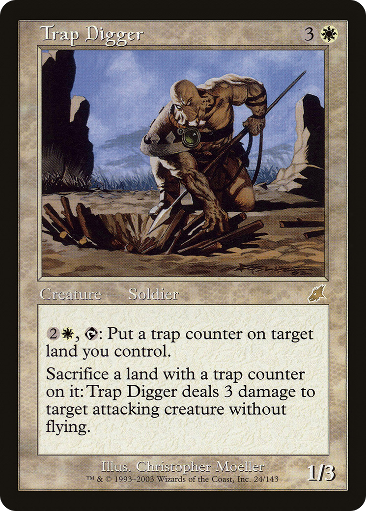 Trap Digger (024) Foil - Scourge