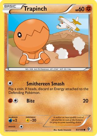 Trapinch (83) Reverse Holofoil - Boundaries Crossed
