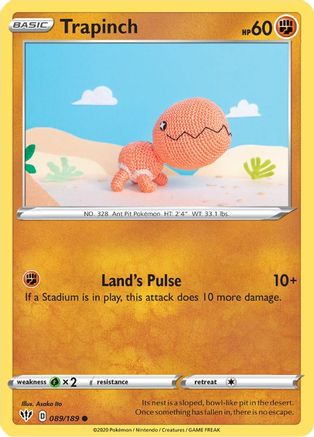 Trapinch (89) Reverse Holofoil - Darkness Ablaze