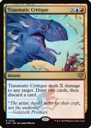 Traumatic Critique (Promo Pack) (239) - Secrets of Strixhaven