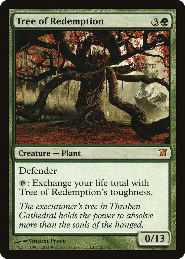 Tree of Redemption (207) Foil - Innistrad