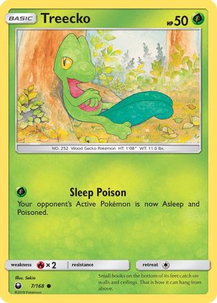 Treecko (7) Reverse Holofoil - Celestial Storm