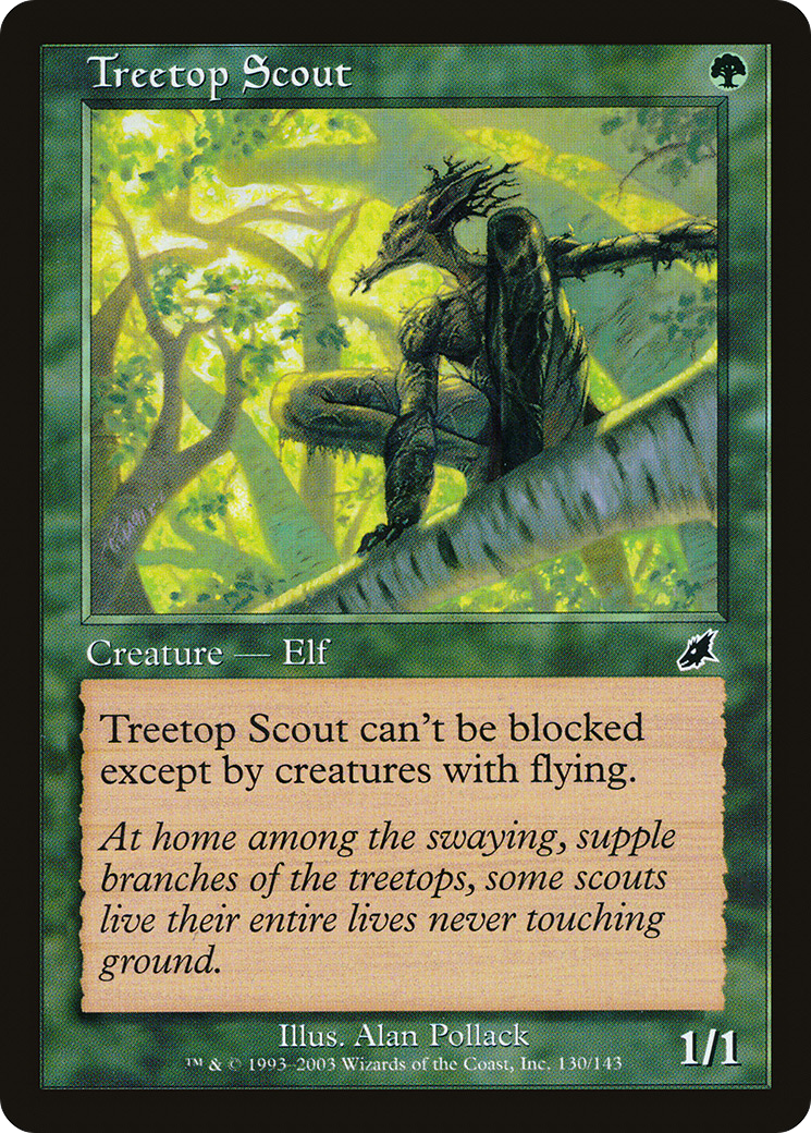 Treetop Scout (130) Foil - Scourge