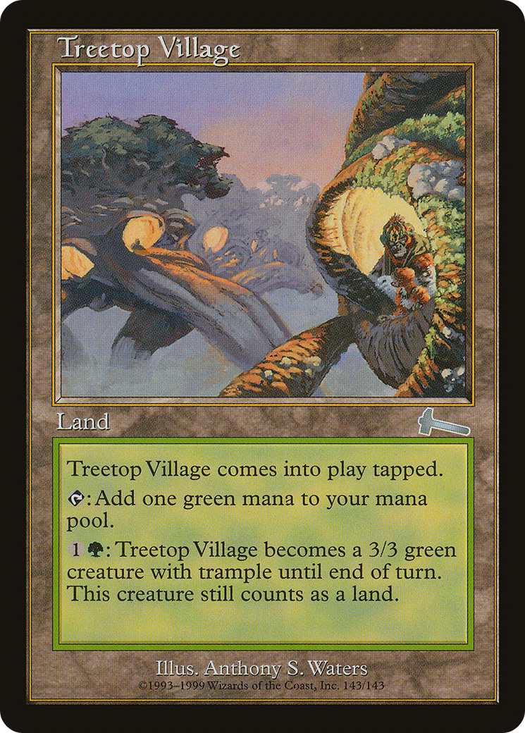 Treetop Village (143) Foil - Urza's Legacy