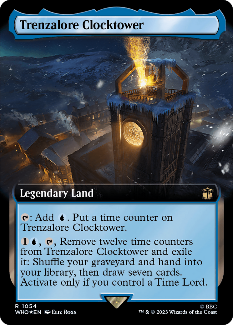 Trenzalore Clocktower (Extended Art) (1054) Surge Foil - Doctor Who
