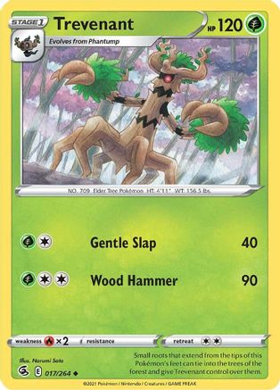 Trevenant (17) Reverse Holofoil - Fusion Strike